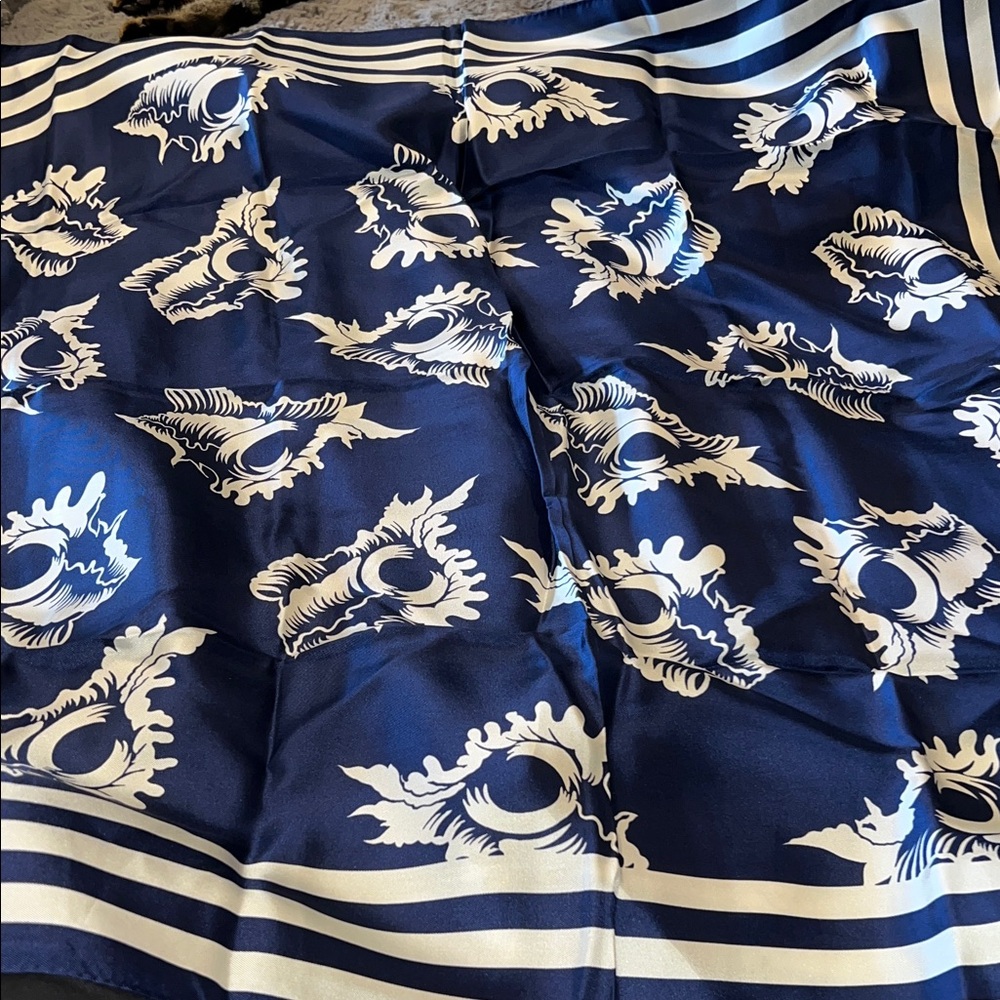 Vintage Vera for Anne Klein Silk Scarf Japan Square 35”